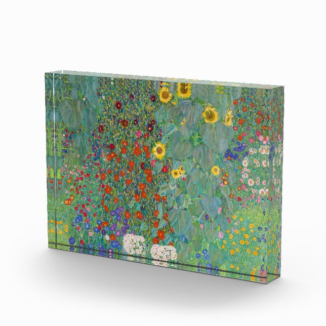 Gustav Klimt - Country Garden with Sunflowers Photo Block (Right)