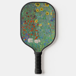 Gustav Klimt - Country Garden with Sunflowers Pickleball Paddle