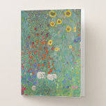 Gustav Klimt - Country Garden with Sunflowers Pocket Folder<br><div class="desc">Country Garden with Sunflowers / Farm Garden with Sunflowers - Gustav Klimt in 1905-1906</div>