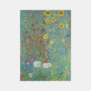 Gustav Klimt - Country Garden with Sunflowers Rug