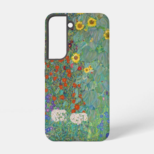 Gustav Klimt - Country Garden with Sunflowers Samsung Galaxy Case (Back)