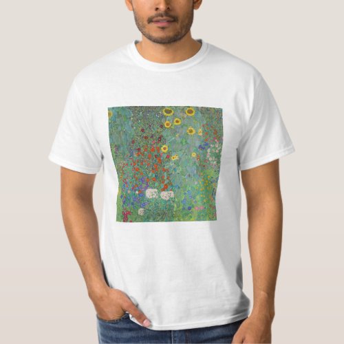 Gustav Klimt _ Country Garden with Sunflowers T_Shirt