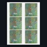 Gustav Klimt - Country Garden with Sunflowers Temp Temporary Tattoos<br><div class="desc">Country Garden with Sunflowers / Farm Garden with Sunflowers - Gustav Klimt in 1905-1906</div>