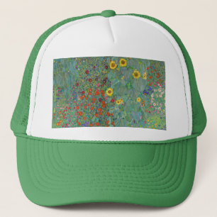 Gustav Klimt - Country Garden with Sunflowers Trucker Hat