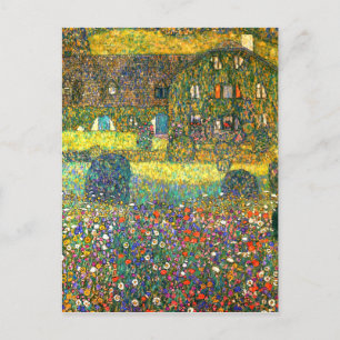 Gustav Klimt: Country House at the Attersee Postcard