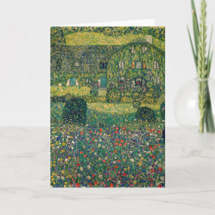 Gustav Klimt - Country House by the Attersee Card