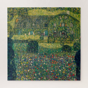 Gustav Klimt - Country House by the Attersee Jigsaw Puzzle