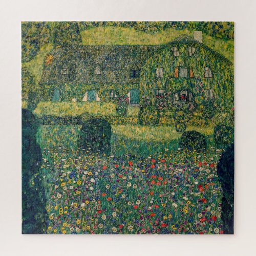 Gustav Klimt _ Country House by the Attersee Jigsaw Puzzle