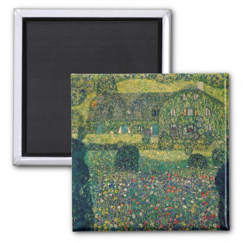 Gustav Klimt _ Country House by the Attersee Magnet