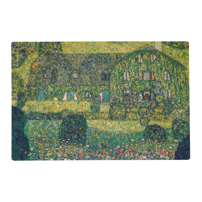 Gustav Klimt - Country House by the Attersee Placemat (Front)