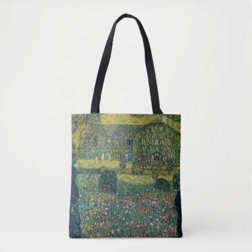 Gustav Klimt _ Country House by the Attersee Tote Bag