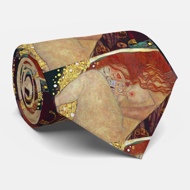 Gustav Klimt ,“ Danae ” ネクタイ Neck Tie (Rolled)