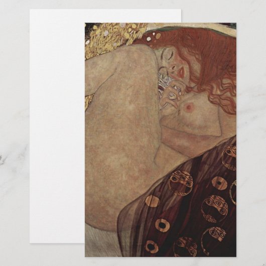 Gustav Klimt  - Danae - Beautiful Artwork (Front/Back)