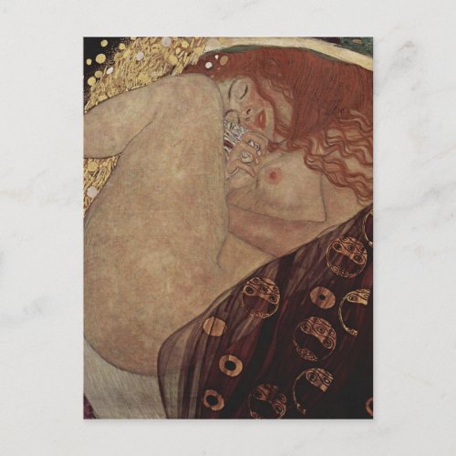 Gustav Klimt _ Danae _ Beautiful Artwork Postcard