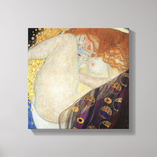 Gustav Klimt - Danae Canvas Print (Front)