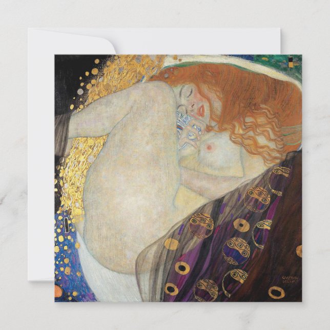 Gustav Klimt - Danae Invitation (Front)