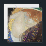 Gustav Klimt - Danae Invitation<br><div class="desc">Danae - Gustav Klimt,  Oil on Canvas,  1907</div>