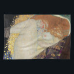 Gustav Klimt - Danae Kitchen Towel<br><div class="desc">Danae - Gustav Klimt,  Oil on Canvas,  1907</div>