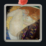 Gustav Klimt - Danae Metal Ornament<br><div class="desc">Danae - Gustav Klimt,  Oil on Canvas,  1907</div>