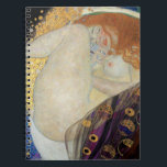 Gustav Klimt - Danae Notebook<br><div class="desc">Danae - Gustav Klimt,  Oil on Canvas,  1907</div>