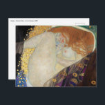 Gustav Klimt - Danae Postcard<br><div class="desc">Danae - Gustav Klimt,  Oil on Canvas,  1907</div>