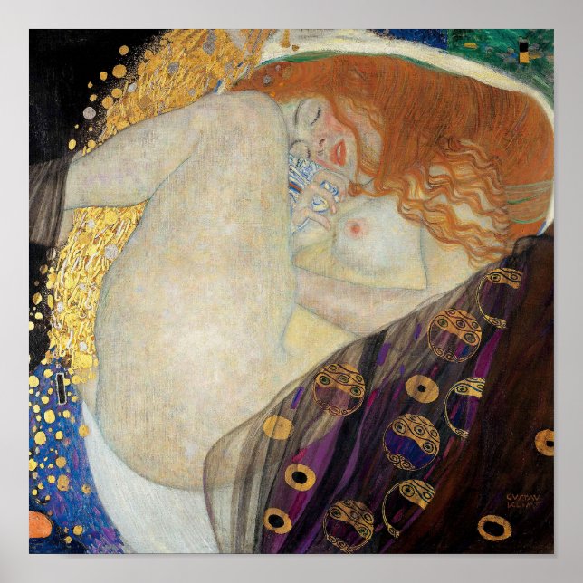 Gustav Klimt - Danae Poster (Front)