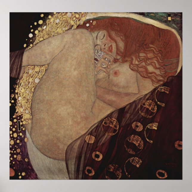 Gustav Klimt ~ Danae Poster (Front)