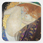 Gustav Klimt - Danae Square Sticker