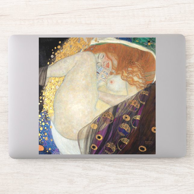 Gustav Klimt - Danae Sticker (Computer)