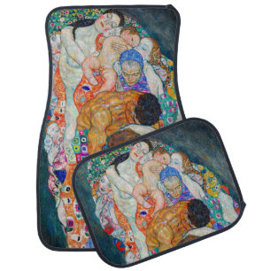 Gustav Klimt - Death and Life Car Floor Mat