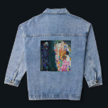 Gustav Klimt - Death and Life Denim Jacket<br><div class="desc">Death and Life - Gustav Klimt,  Oil on Canvas,  1910-1915</div>