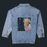 Gustav Klimt - Death and Life Denim Jacket<br><div class="desc">Death and Life - Gustav Klimt,  Oil on Canvas,  1910-1915</div>