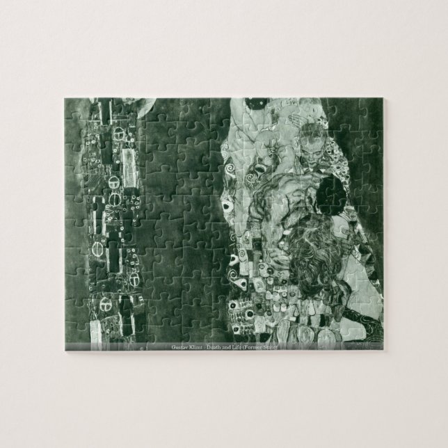 Gustav Klimt - Death and Life (Former State) puzzl Jigsaw Puzzle (Horizontal)