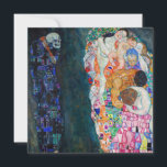 Gustav Klimt - Death and Life Invitation<br><div class="desc">Death and Life - Gustav Klimt,  Oil on Canvas,  1910-1915</div>