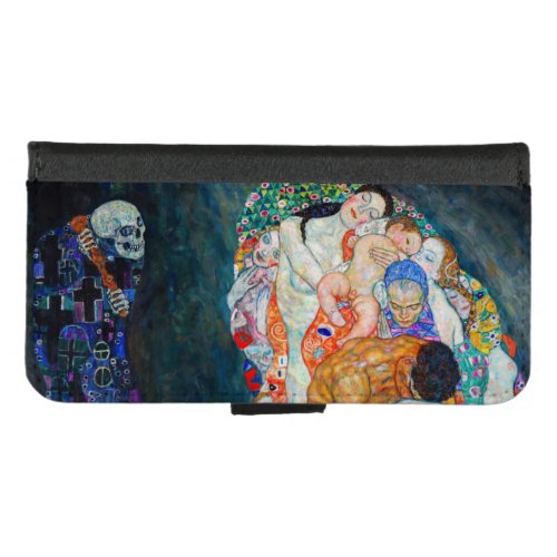 Gustav Klimt _ Death and Life iPhone 87 Wallet Case