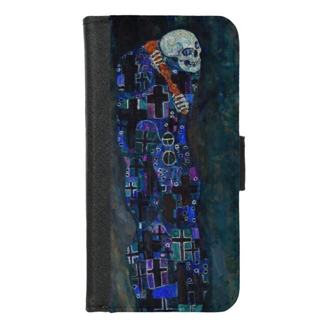 Gustav Klimt - Death and Life iPhone Wallet Case (Front)