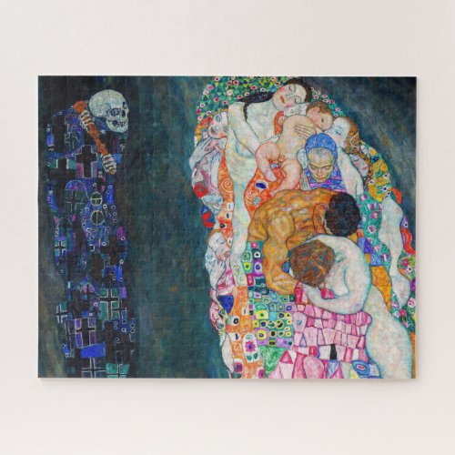 Gustav Klimt _ Death and Life Jigsaw Puzzle