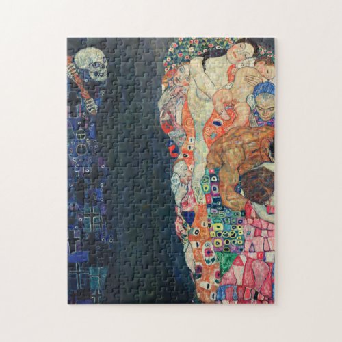 Gustav Klimt Death and life Jigsaw Puzzle