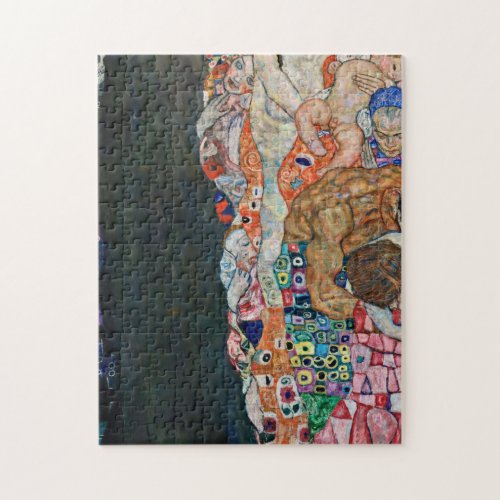 Gustav Klimt _ Death And Life Jigsaw Puzzle