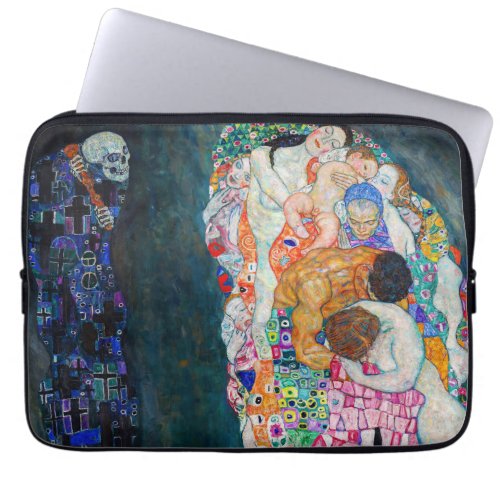 Gustav Klimt _ Death and Life Laptop Sleeve