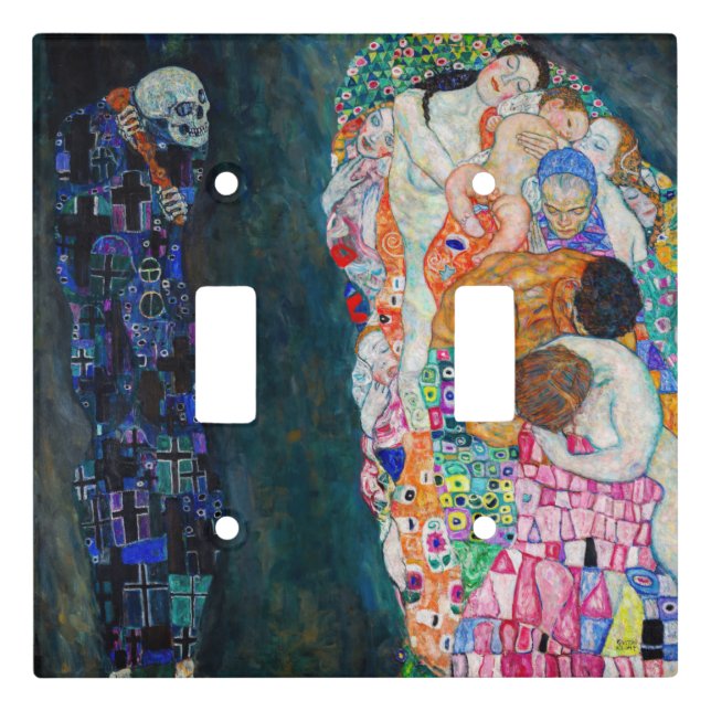 Gustav Klimt - Death and Life Light Switch Cover (Front)