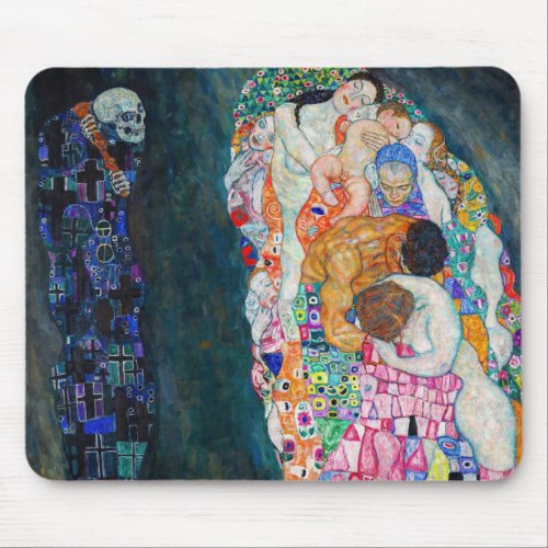 Gustav Klimt _ Death and Life Mouse Pad