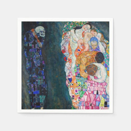 Gustav Klimt _ Death and Life Napkins