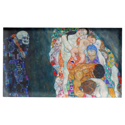 Gustav Klimt _ Death and Life Place Card Holder