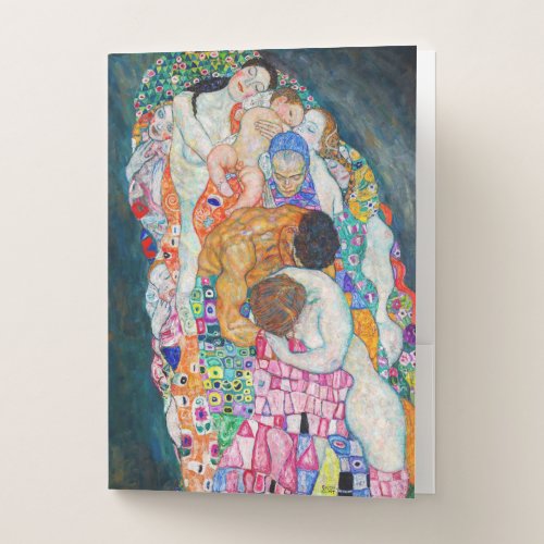 Gustav Klimt _ Death and Life Pocket Folder