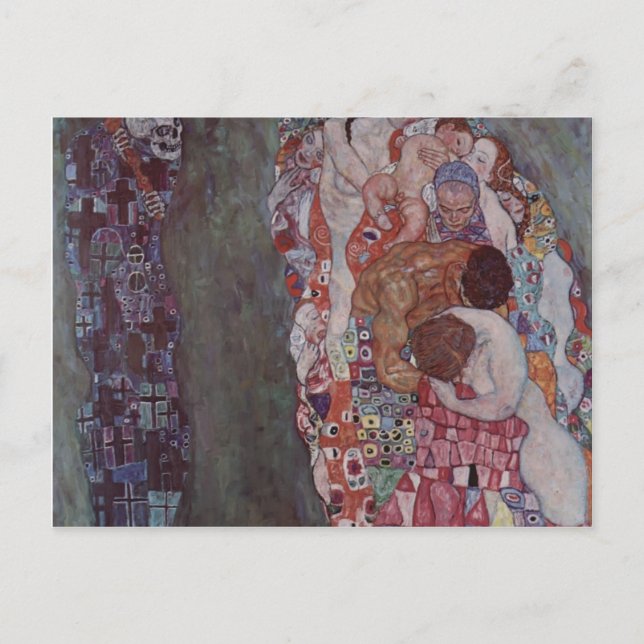 Gustav Klimt- Death and Life Postcard (Front)