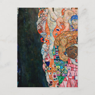 Gustav Klimt - Death And Life Postcard