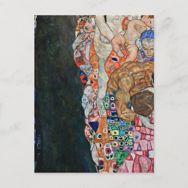 Gustav Klimt - Death And Life Postcard (Front)