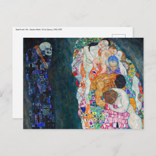 Gustav Klimt - Death and Life Postcard