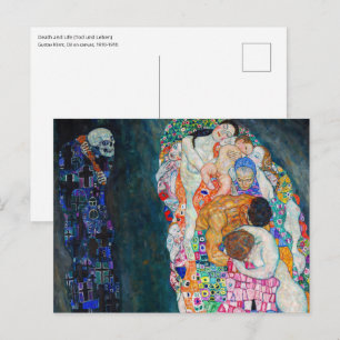 Gustav Klimt - Death and Life Postcard